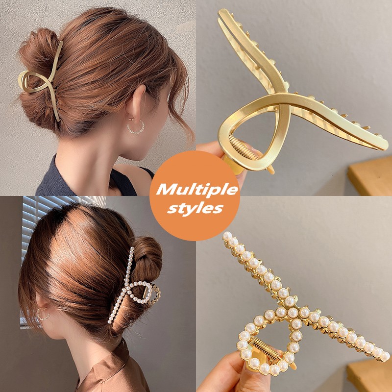  Multi Design Metal Hair Claw Clips For Women Hair Clutcher For  Women