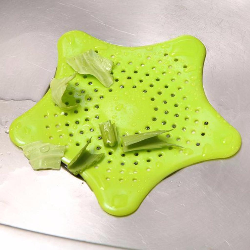 OHSEM 2x Clogged Sink Star Hair Catcher / Bathtub Hair Clog Remover