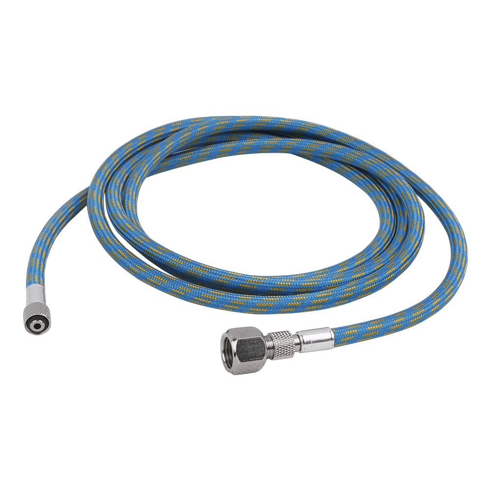 Airbrush Hose Kit – 1.8m Nylon Braided Hose With 1/8” To 1/4” Adapter, Swivel Connector For Most Airbrushes & Compressors - View #8
