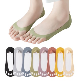 1pair Women Summer Five-Finger Toe Socks Female Ultrathin With