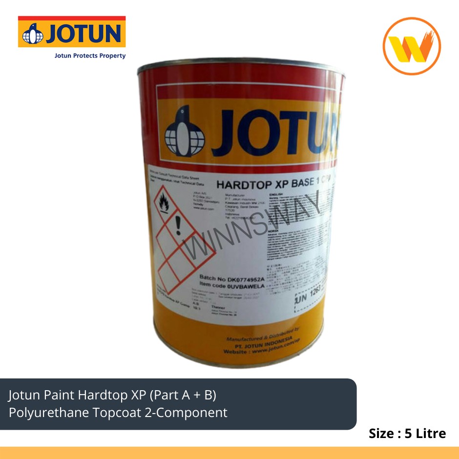 5L Jotun Hardtop XP Topcoat Polyurethane Coating 5 Litre Shopee Malaysia