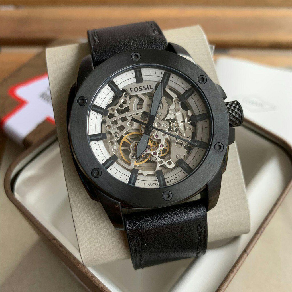 100 Original Fossil Modern Machine Automatic Skeleton Dial Men s