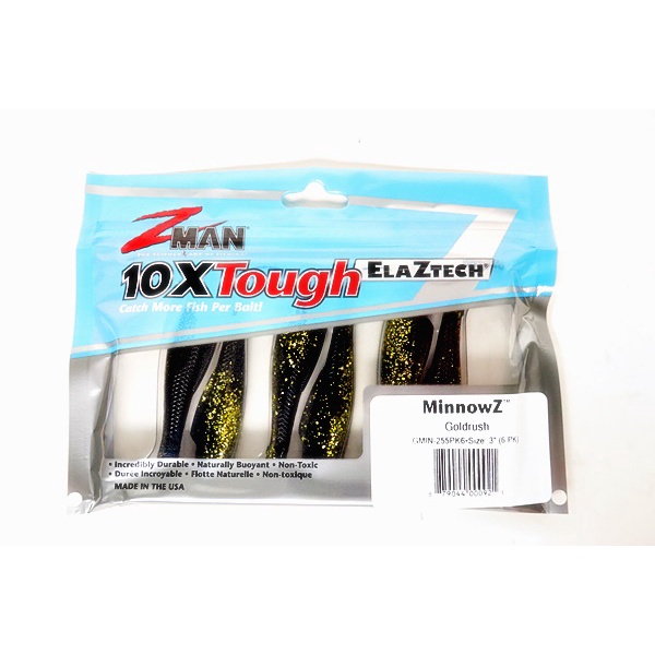 Zman MinnowZ 3'' Goldrush / Soft Plastic / Lure / Bait / Fishing