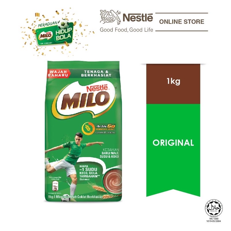 NESTLE MILO ORIGINAL 1KG | Shopee Malaysia