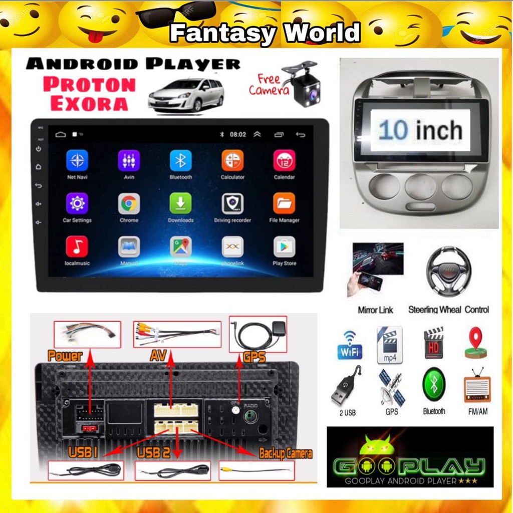 ANDROID PLAYER WITH PROTON EXORA PLAYER CASING , PLUG AND PLAY SOCKET ...