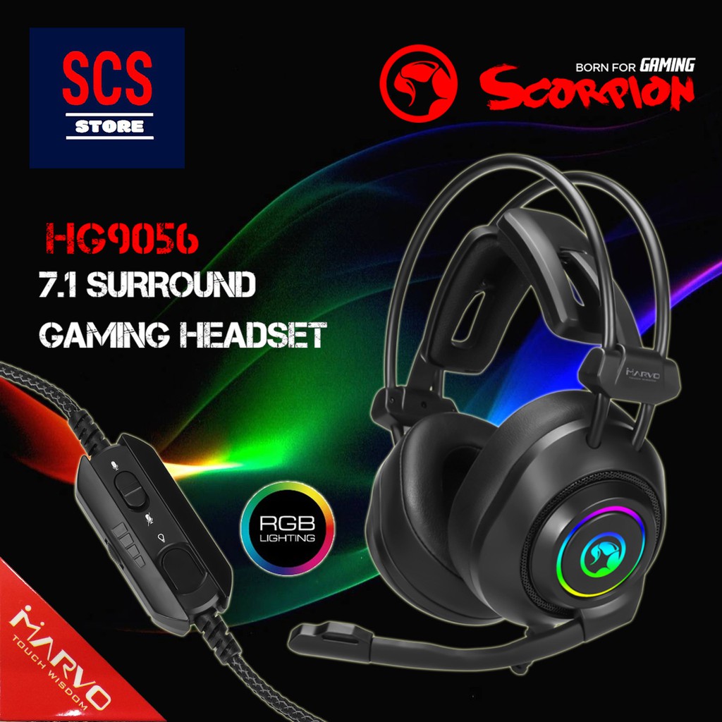 Marvo HG9056 USB 7.1 RGB Gaming Headset