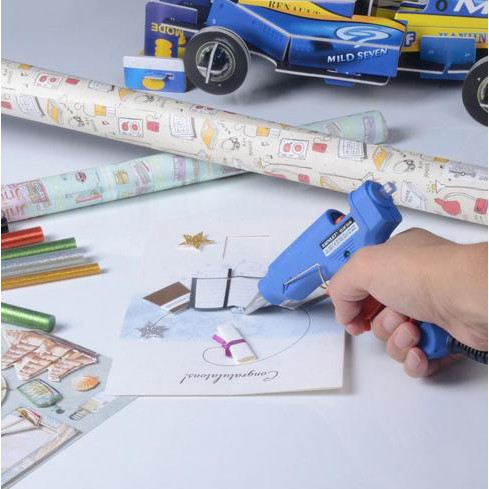 Hot Melt Glue Gun 20W HL-E20W Heat Melting Glue Stick Gam 7mm x 260mm ...