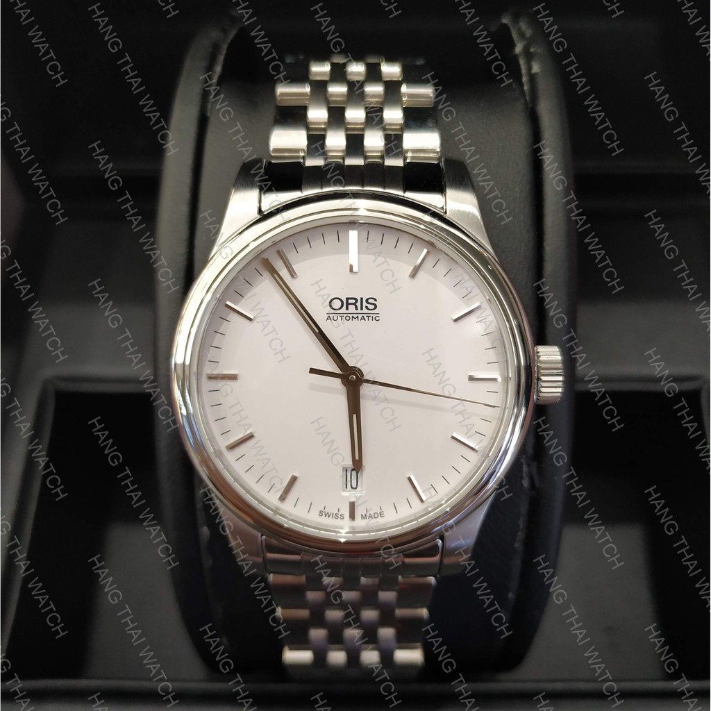 ORIS CLASSIC DATE WHITE DIAL LADIES 01 733 7578 4051 07 8 18 61