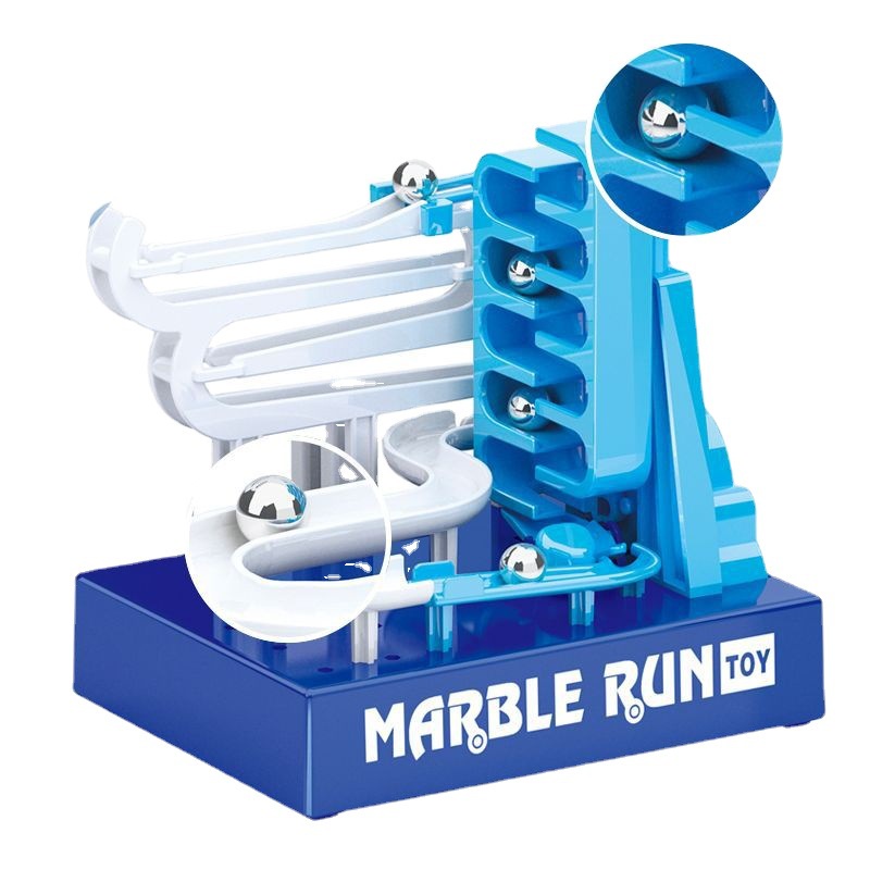 STEM DIY Construction Marble Run Race Track Building Blocks With Music ...