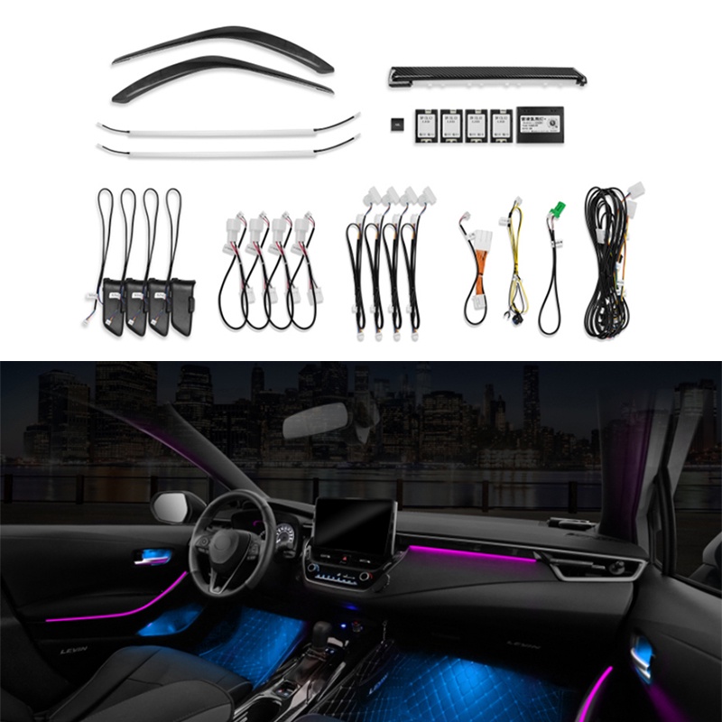 Easy installation for toyota corolla 2019-2021 high quality 64 colors
