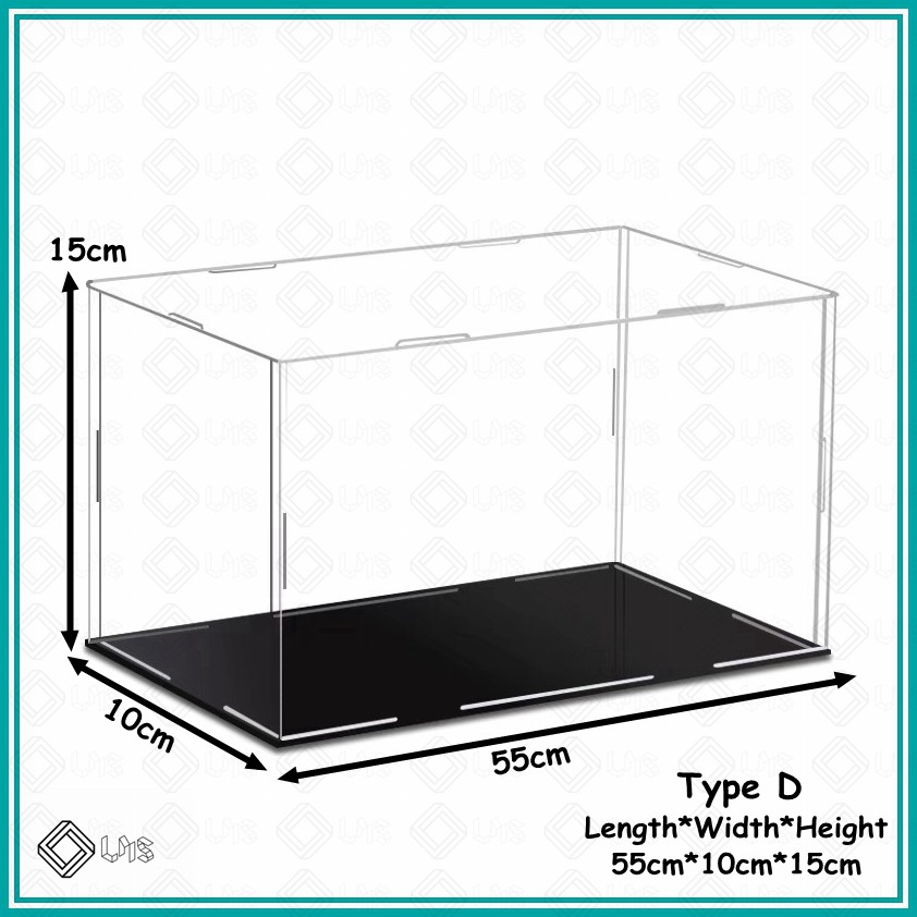 Acrylic Display Box/Case Dustproof Box For Building Bloks Figurines