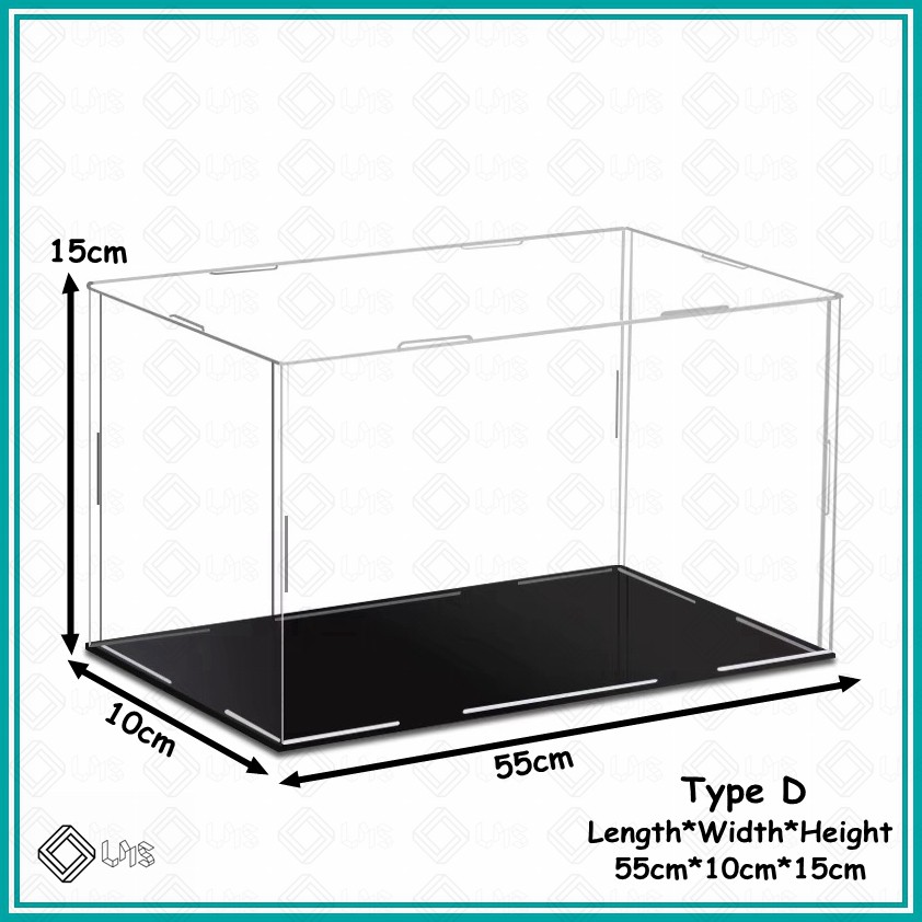 Acrylic Display Box/Case Dustproof Box For Building Bloks Figurines ...