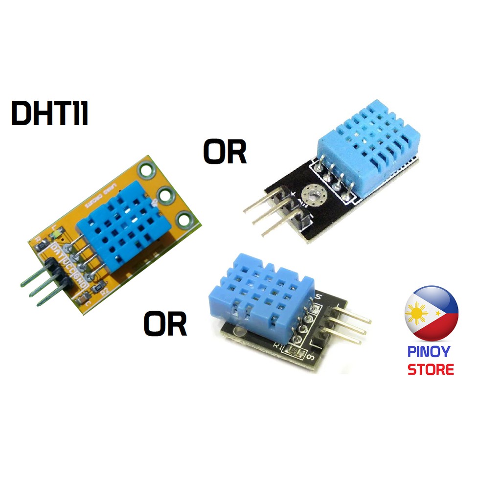 DHT11 Temperature Humidity Sensor Module for Arduino DHT-11 | Shopee ...