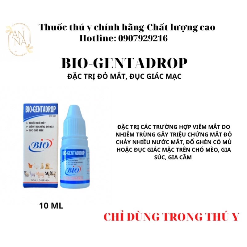 Bio gentadrop pet eye drops for dogs and cats 10ml Shopee Malaysia