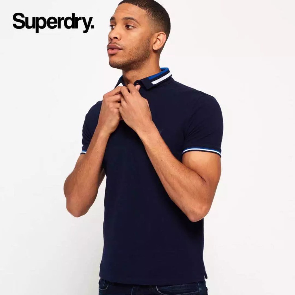 Superdry white hotsell polo shirt