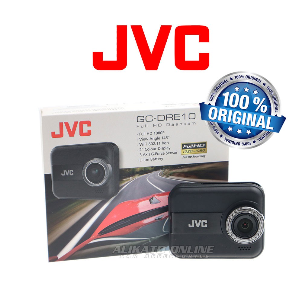 JVC DVR Full HD Dash Cam with Built-in Wifi & 3-Axis G-Force GC-DRE10-E ...
