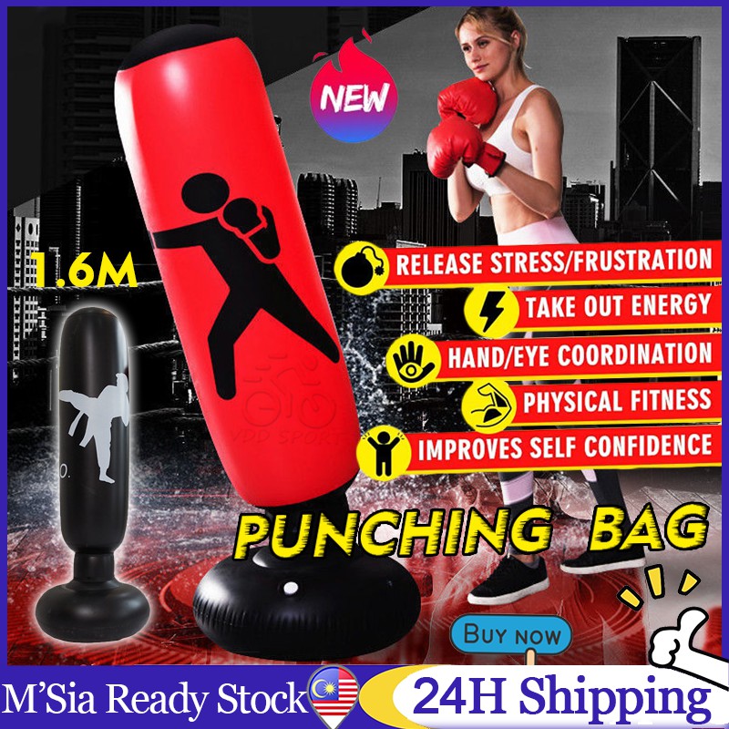 Boxing Sandbag Inflatable Boxing Bag Tumbler PVC Punching Bag Fitness