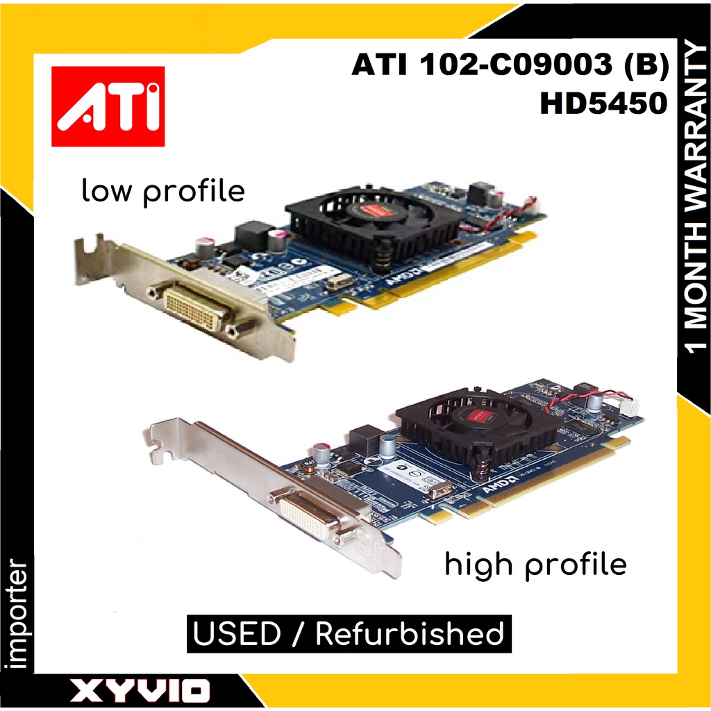 Carte Graphique Dell Low Profile AMD Radeon HD 6350 – 512 Mo PCIe (occasion)