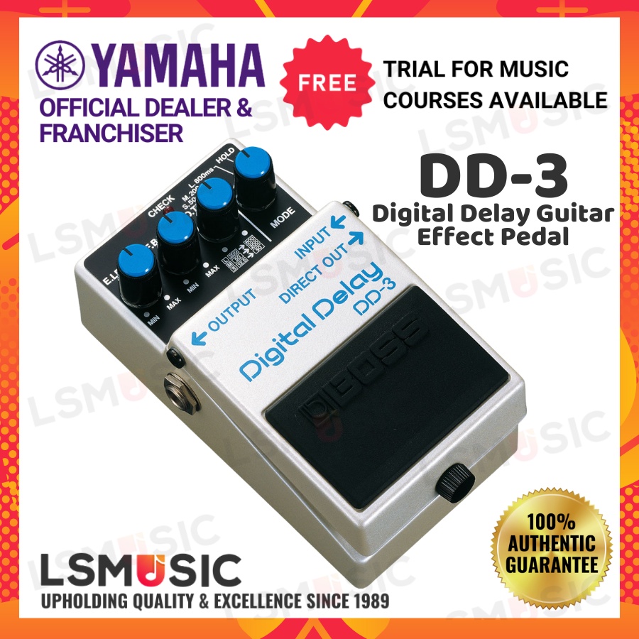 Boss DD3 Digital Delay Guitar Effect Pedal ( DD3 / DD 3 ) Shopee