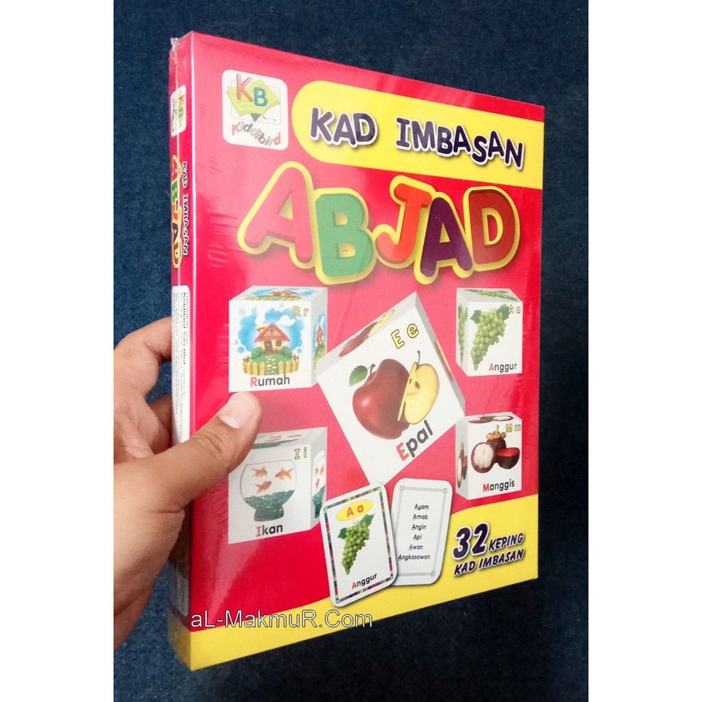 MyB Kad Imbasan Kad Imbas Flash Card - ABJAD 32 Keping (Kiddibird ...