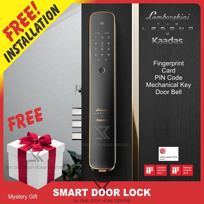 Kaadas Fingerprint Push Pull Digital Door Lock sensor
