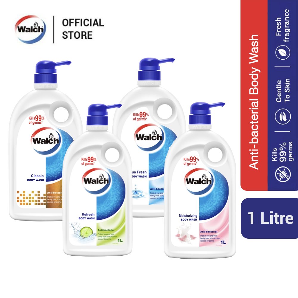 Walch Anti-Bacterial Body Wash (1L) | Shopee Malaysia