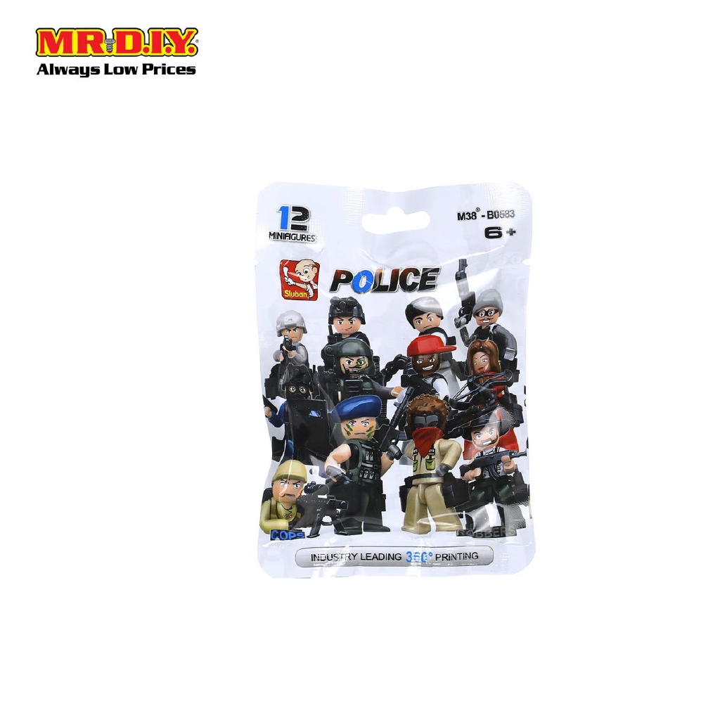 Sluban police 12 online minifigures