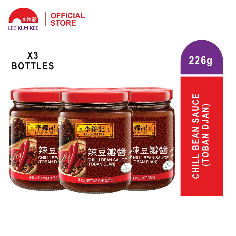 [Bundle] Lee Kum Kee Chilli Bean Sauce Toban Djan (226g X 3) | Shopee ...