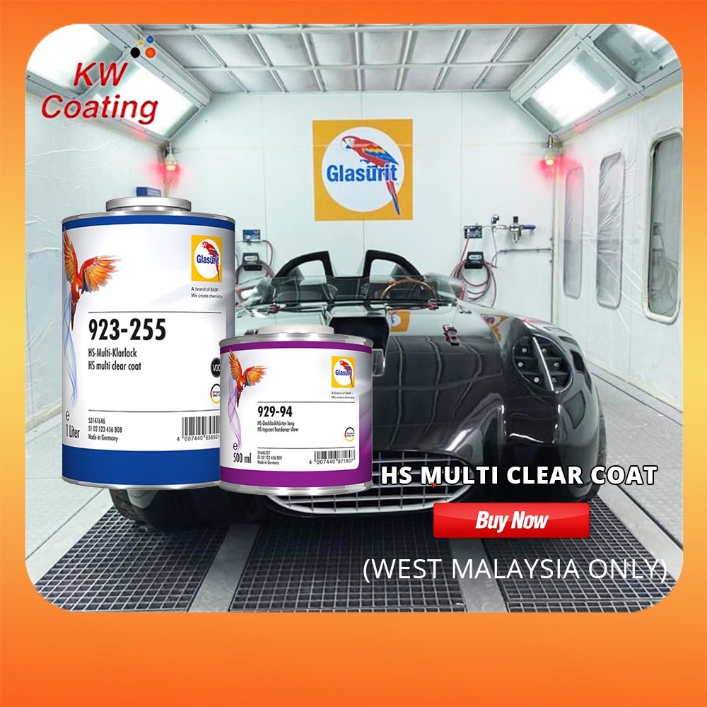 Glasurit 923 255 Hs Multi Clear Coat Glasurit Clear 2k Glasurit Clear