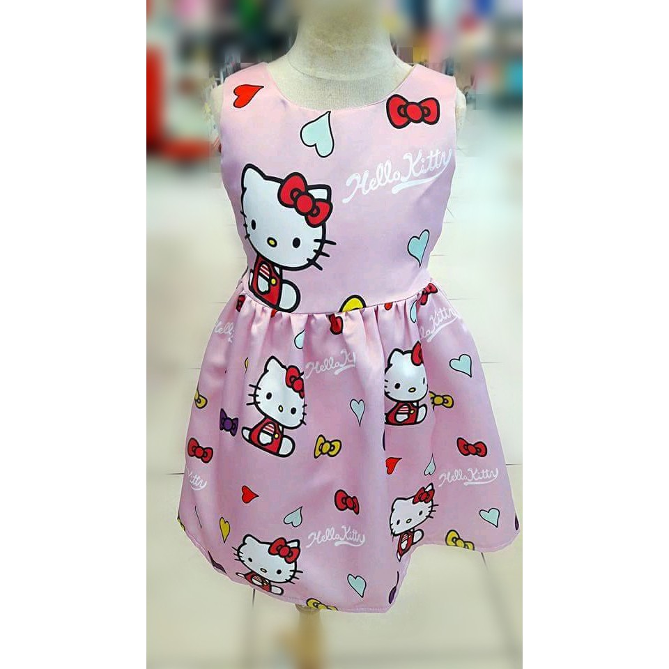 Hello Kitty Pink dress (2y-7y) | Shopee Malaysia