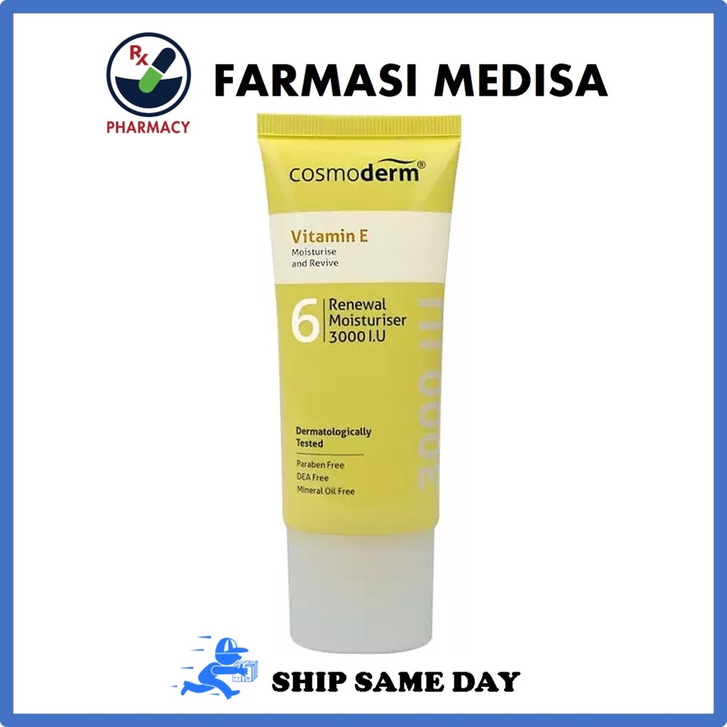 Cosmoderm Vitamin E 3000 IU Renewal Moisturiser 50ml | Shopee Malaysia