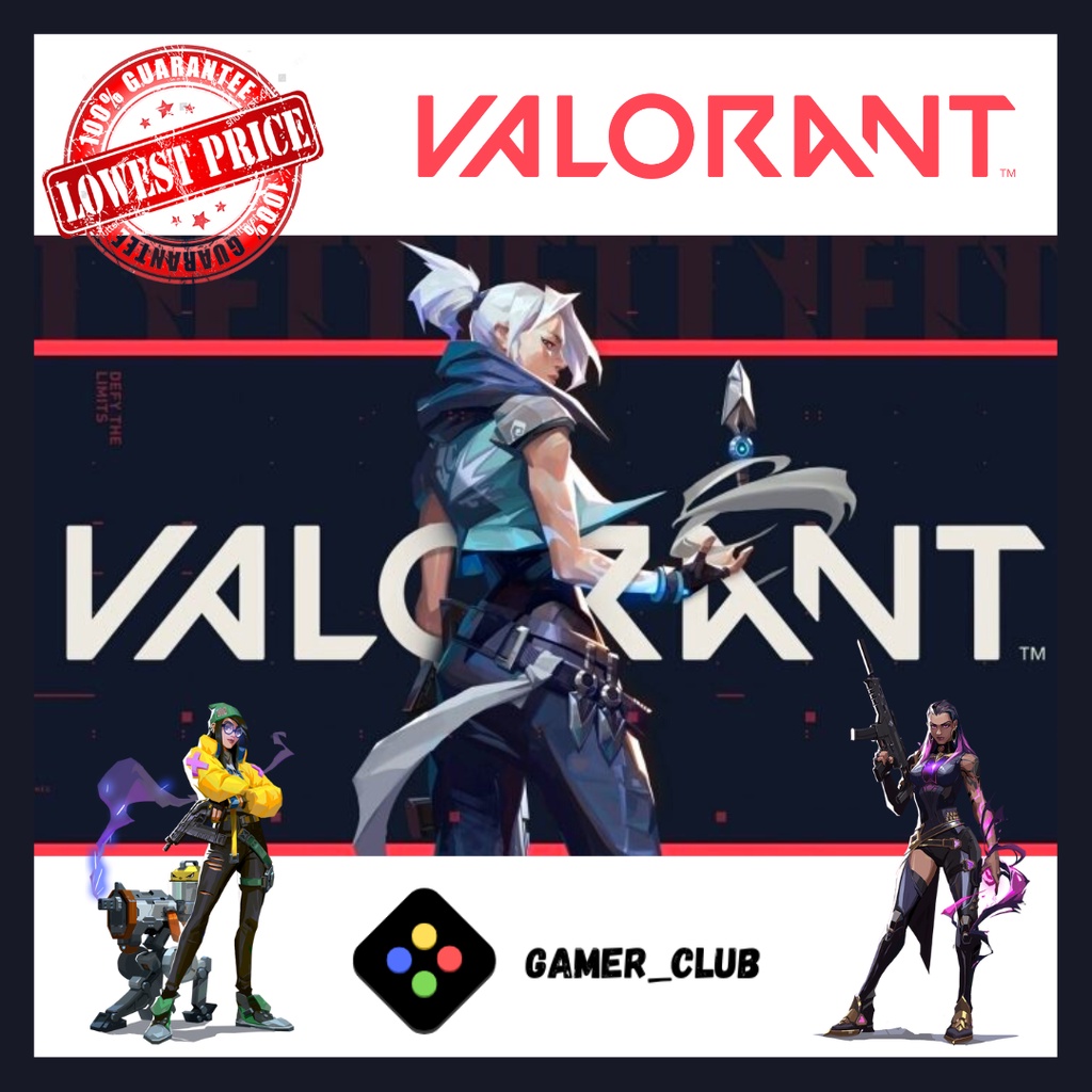 Valorant Points 1125 | 1650 | 3400 | 7000 Top Up via UID | Shopee Malaysia