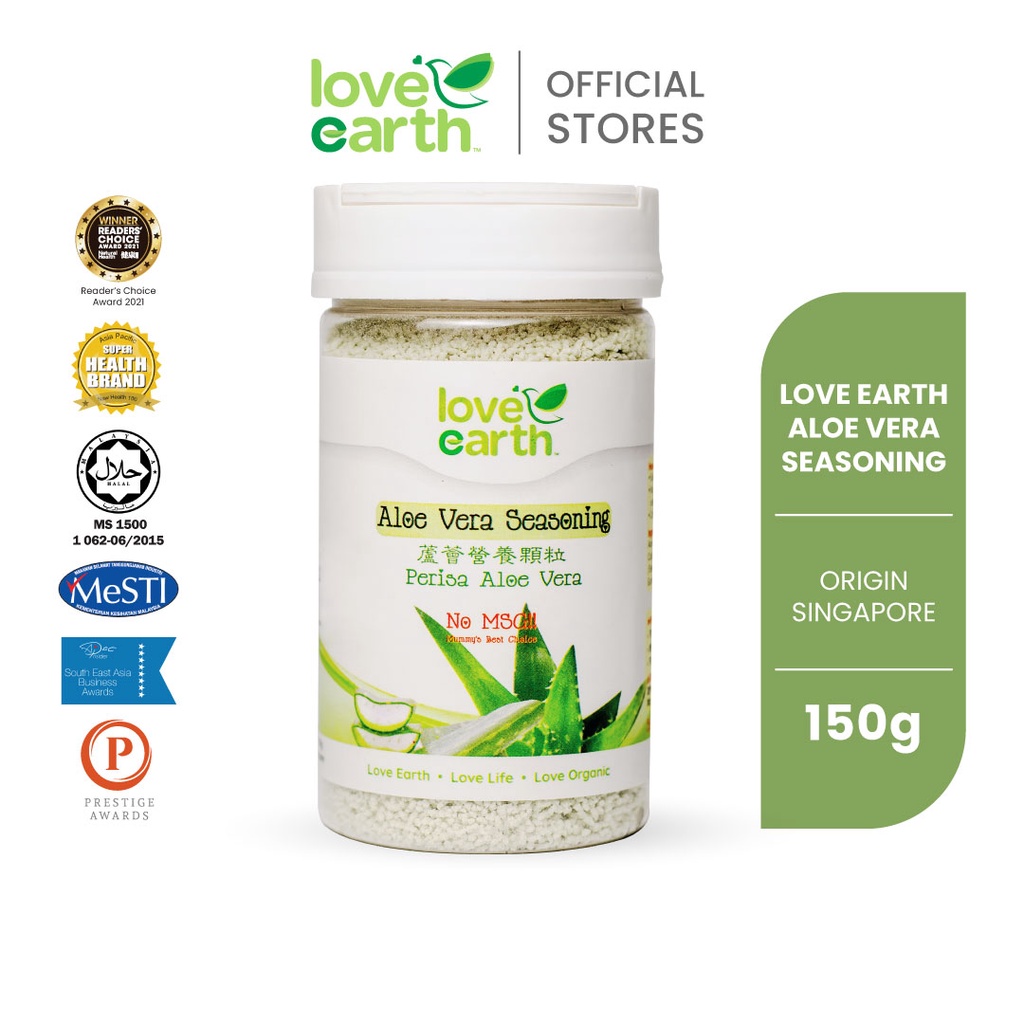 Love Earth Aloe Vera Seasoning 150g Shopee Malaysia