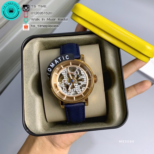 2 Year International Warranty FOSSIL Original Ladies Boyfriend Automatic Watch ME3086 Shopee Malaysia