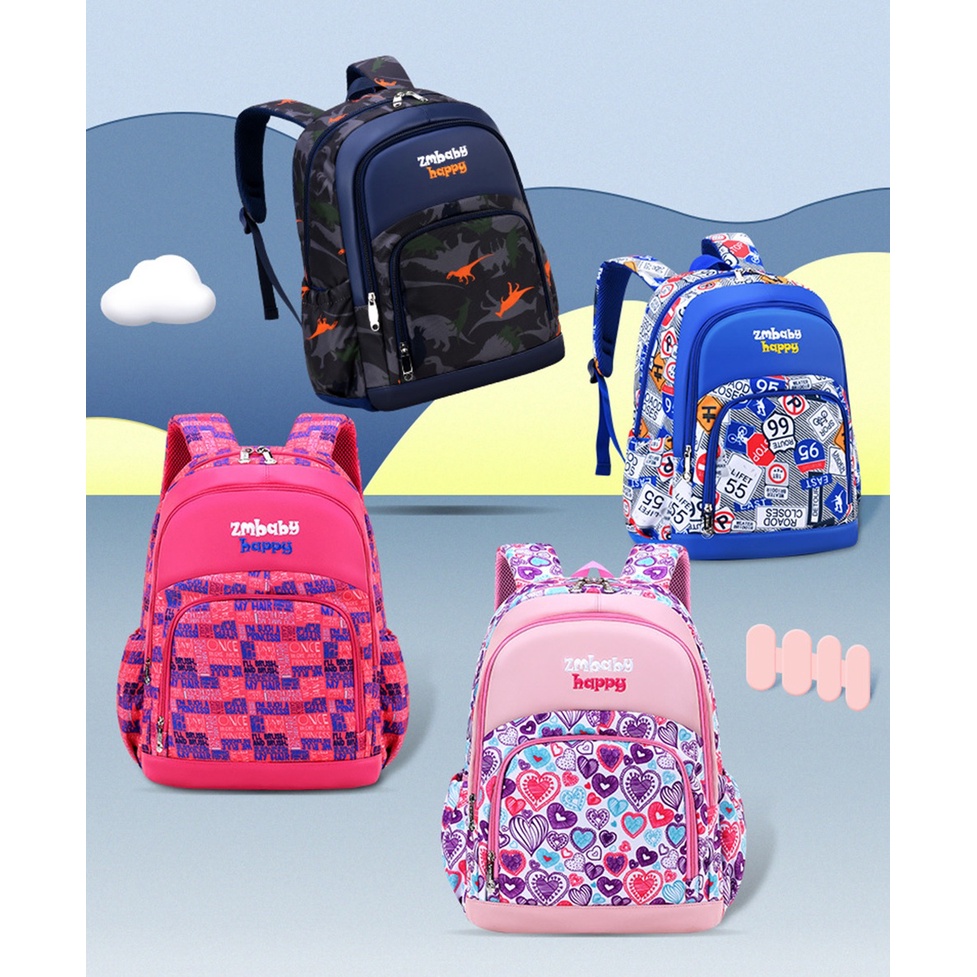Primary School Bag Student Backpack Multifunction Travel Backpack Bag Sekolah Shopee Malaysia