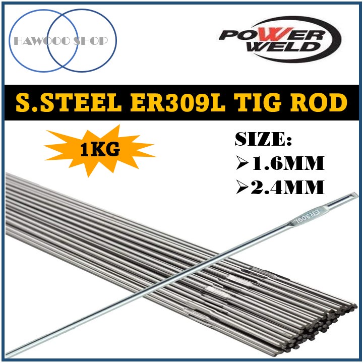 【1KG】ER309L POWERWELD S/S Tig Welding Rod/Filler rod 309 STAINLESS