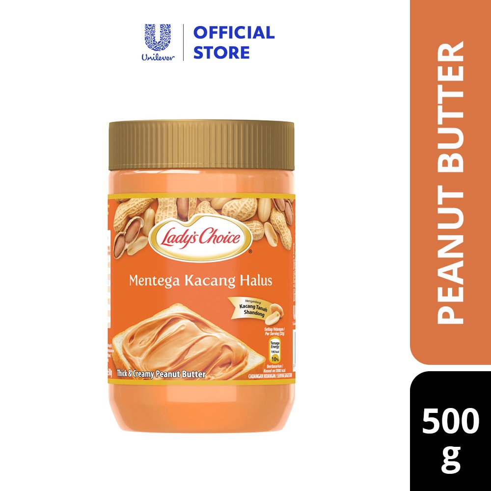 Ladys Choice Peanut Butter Creamy 500g Shopee Malaysia 9171