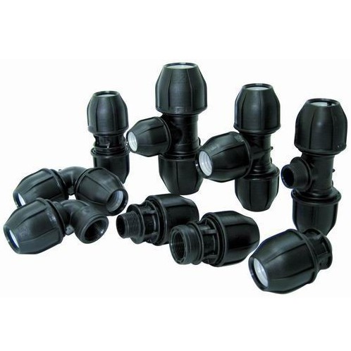 hdpe fitting FISH HDPE Poly Female Threaded elbow / FTA 32mm | Shopee ...
