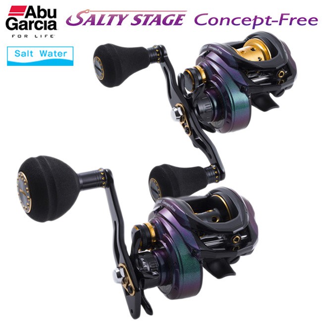 NEW ABU GARCIA SALTY STAGE CONCEPT FREE L/ R With Extra Handle