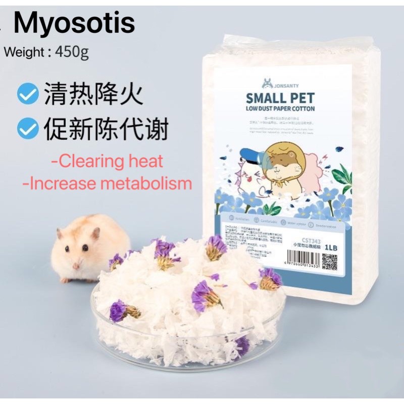 SALES Hamster Cotton Paper Bedding good absorption kertas hamster