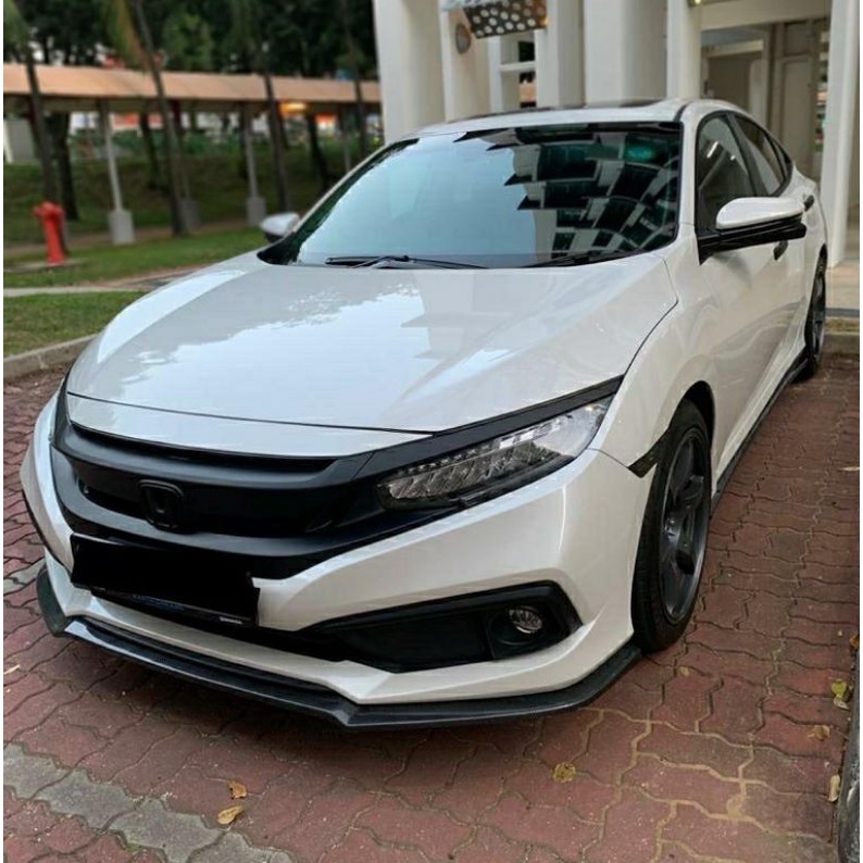 Honda Civic Fc PP Front Lips Front Diffuser Thailand Design 2019-2021 ...