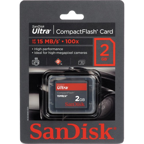 Sandisk Ultra II 15MB/s 2GB Compact Flash Memory Card | Shopee