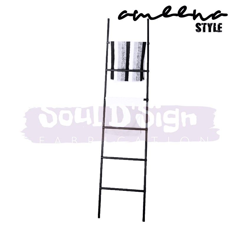 Isaac Ameena Towel Rack Frame Simple Stand Ladder Tudung Clothes