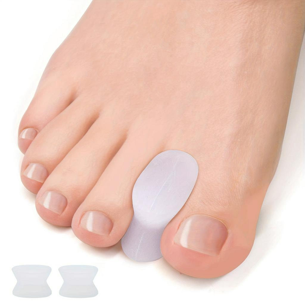 I Shaped Toe Splitter Silicone Foot Clipper Toe Hallux Separator