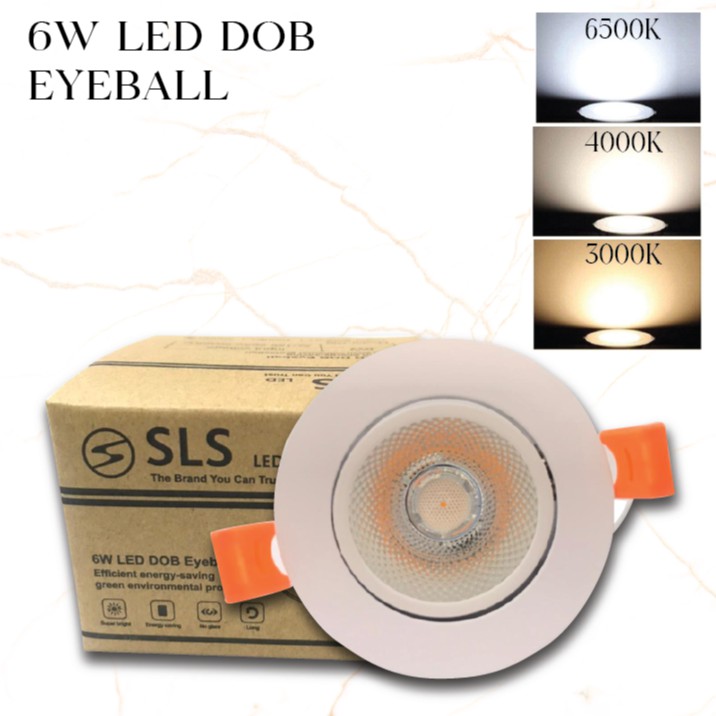 SLS 6W LED DOB EYEBALL DOWNLIGHT HIGH QUALITY | Shopee Malaysia