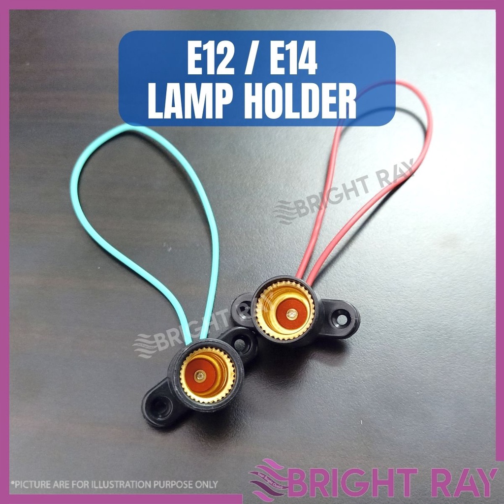 [READY STOCK] E12 / E14 Light Bulb Holder Battern Lamp Holder Bracket