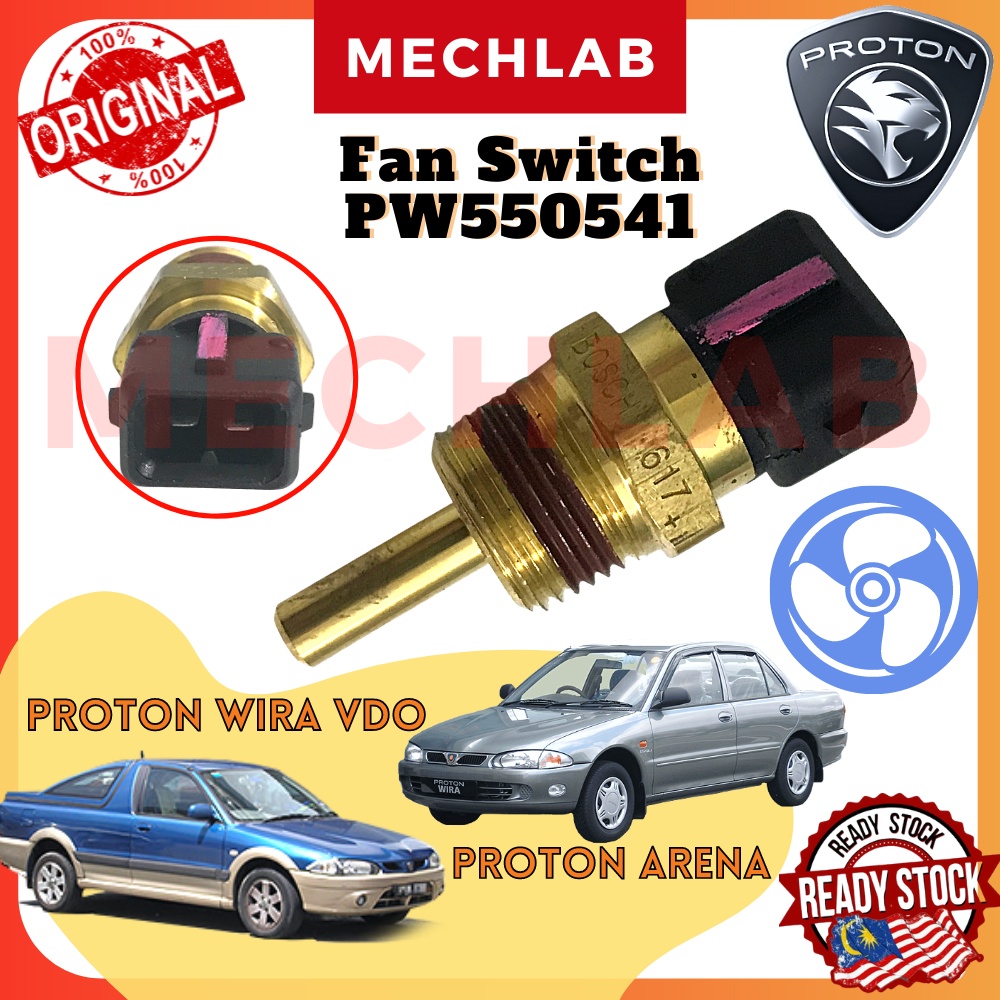 Genuine Fan Switch Thermo Switch Suis Kipas Sensor Proton Wira VDO
