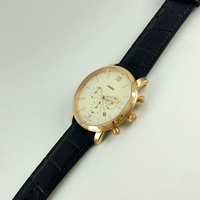 OFFICIAL WARRANTY Fossil Men s FS5558 Neutra Chronograph Brown Croco Leather Watch 2 Years Fossil Warranty Shopee Malaysia