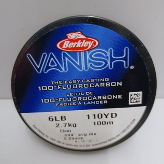  Vanish, Clear, 6lb 2.7kg, 110yd 100m Fluorocarbon