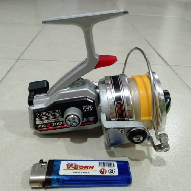 Excellent-SHIMANO Spinning Reel Fishing MIG Z 3000 USED